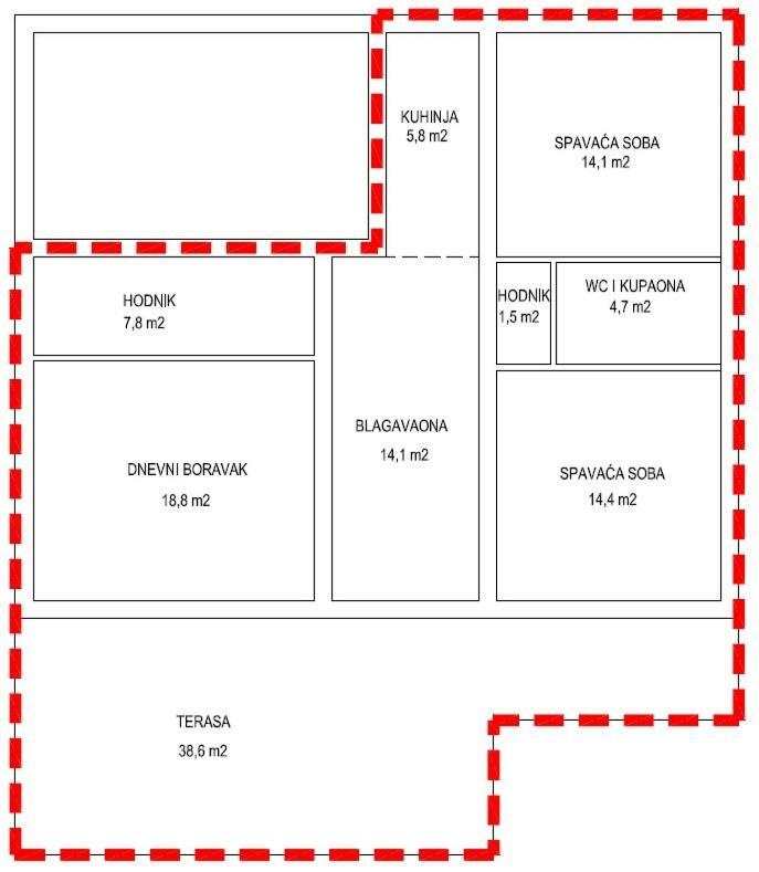 Apartmani Branka Цриквениця Екстер'єр фото